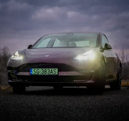 tesla model 3 Tesla Model 3 cena 200000 przebieg: 17600, rok produkcji 2022 z Gliwice